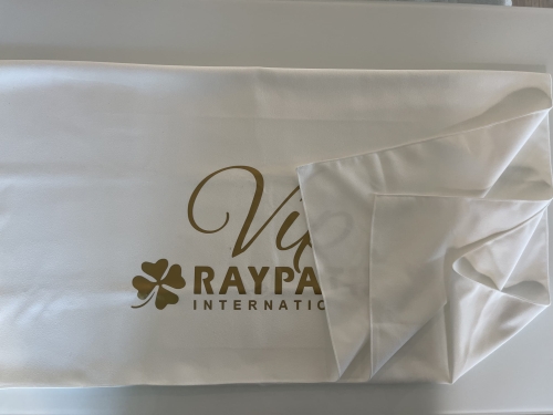 Raypath VIP ręcznik czyścik Sunbeam biały 150x70cm+gratis mydło 