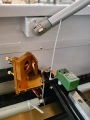 Ploter laserowy CO2 grawerka 4040 - 50W podnoszny stół (krańcówka)